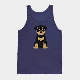 Rottweiler Puppy Tank Top